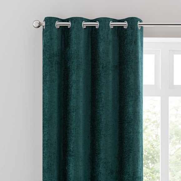 Chenille Eyelet Curtains