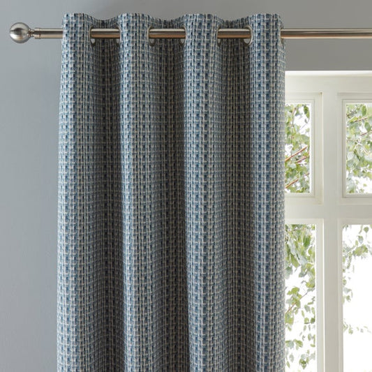 Ryder Check Eyelet Curtains