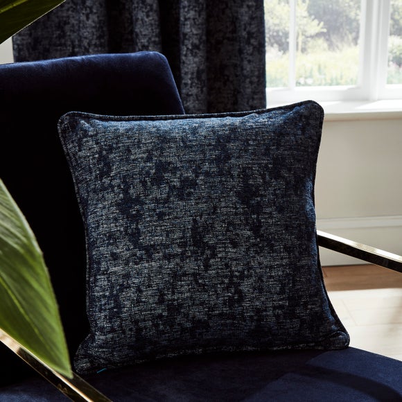 Mottled Chenille Eyelet Curtains