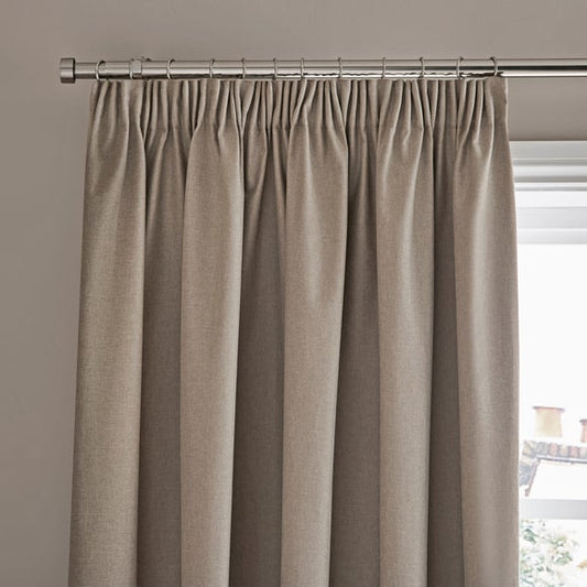 Berlin Blackout Pencil Pleat Curtains
