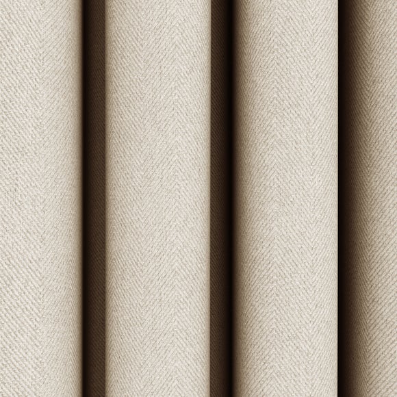 Rotterdam Herringbone Blackout Pencil Pleat Curtains