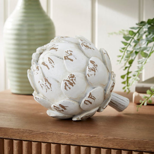 Distressed Artichoke Ornament