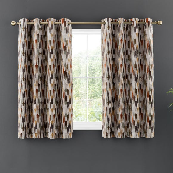 Kelso Cut Velvet Eyelet Curtains