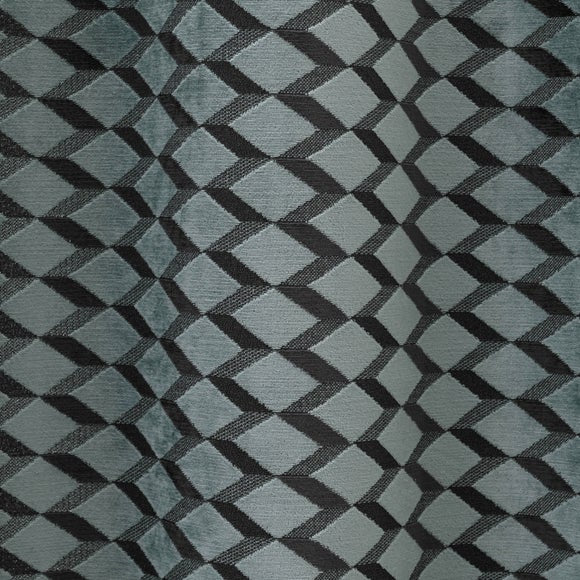 Arbour Cut Velvet Eyelet Curtains