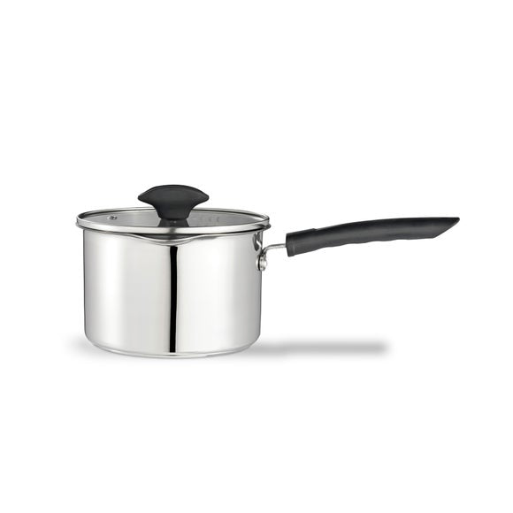 Stainless Steel Covered Saucepan, 16cm