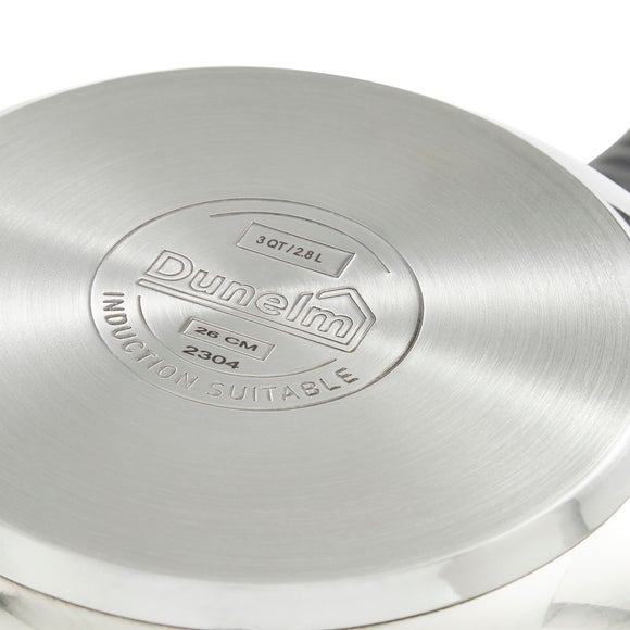 Non-Stick Stainless Steel Stir Frying Pan, 26cm