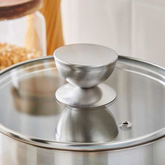 Recycled Stainless Steel Saucepan, 16cm