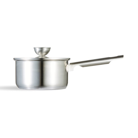 Recycled Stainless Steel Saucepan, 16cm
