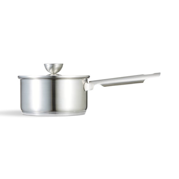 Recycled Stainless Steel Saucepan, 18cm