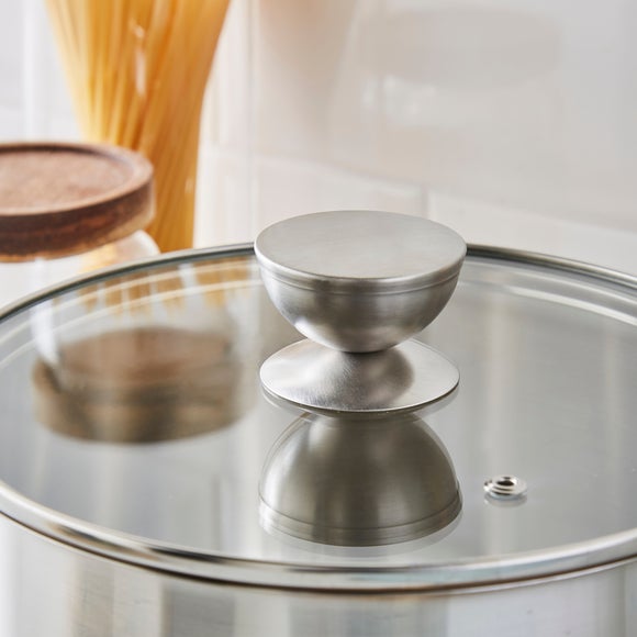 Recycled Stainless Steel Saucepan, 20cm