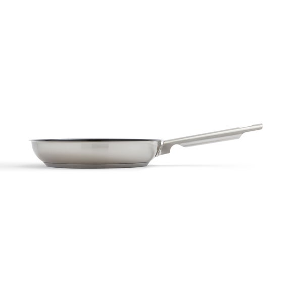 Recycled Stainless Steel Frying Pan, 24cm
