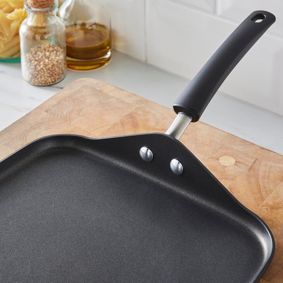 Non-Stick Aluminium Griddle Pan 28cm