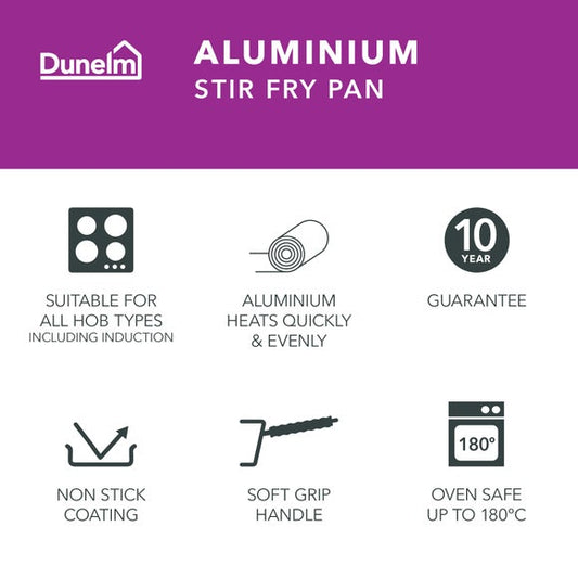 Non-Stick Aluminium Stir Frying Pan