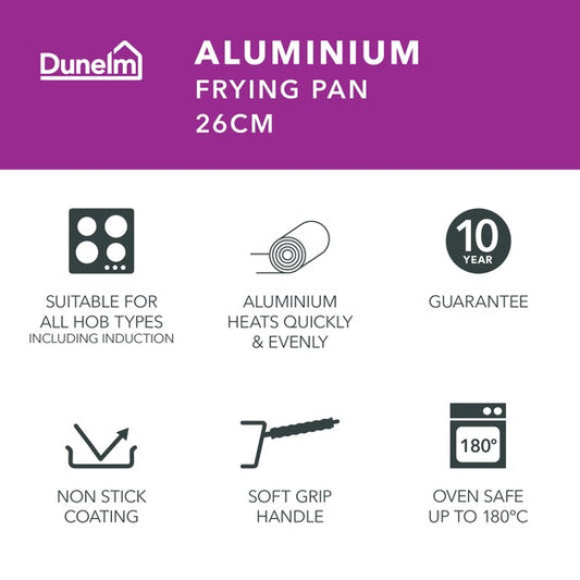 Non-Stick Aluminium Frying Pan, 26cm