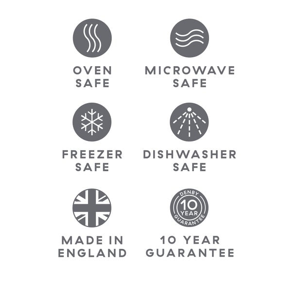 Denby Elements Stone White 12 Piece Dinner Set