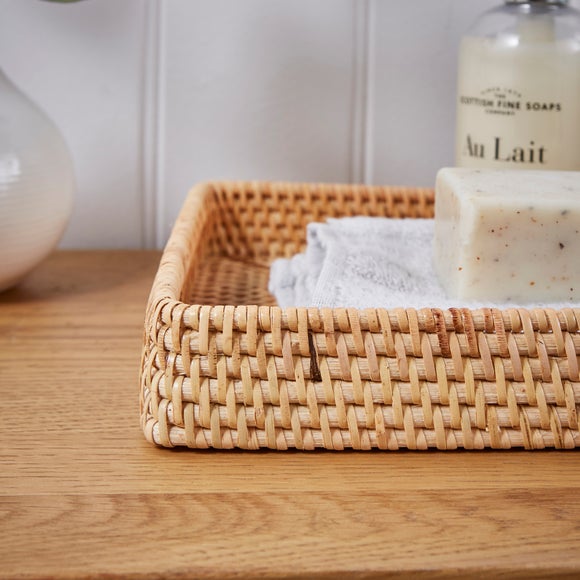 Rattan Flat Tray Natural