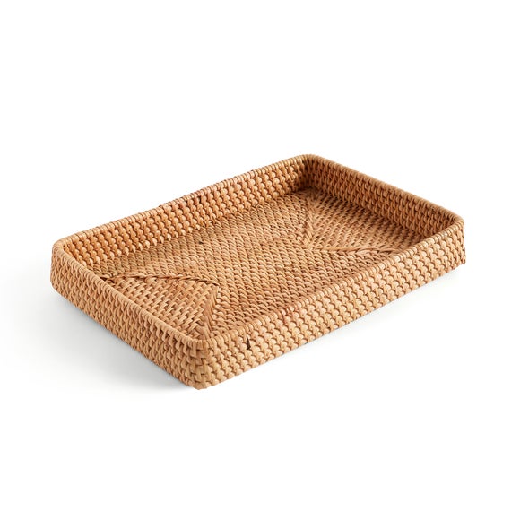 Rattan Flat Tray Natural