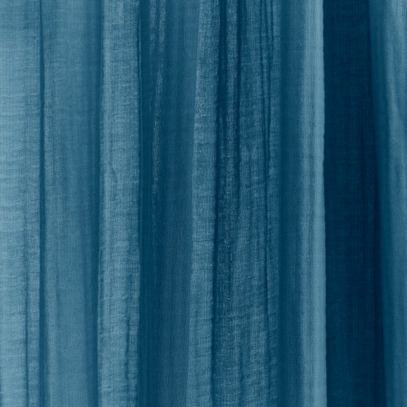 Cotton Muslin Slot Top Curtains