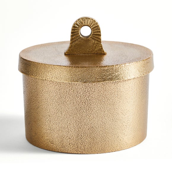 Aluminium Gold Jar Ornament