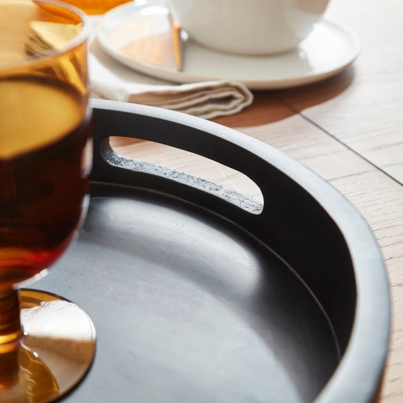 Round Wooden Tray