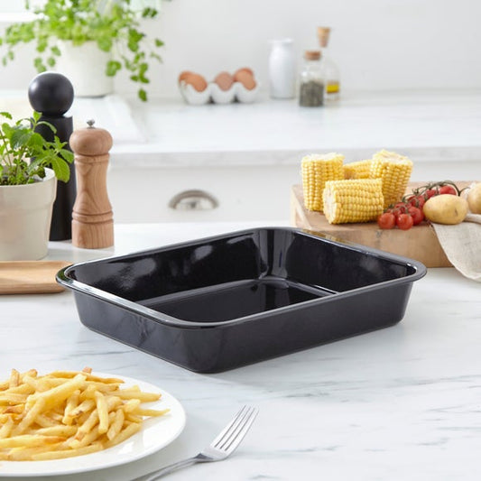 Vitreous Enamel 36cm Roaster