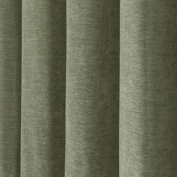 Vintage Chenille Pencil Pleat Curtains