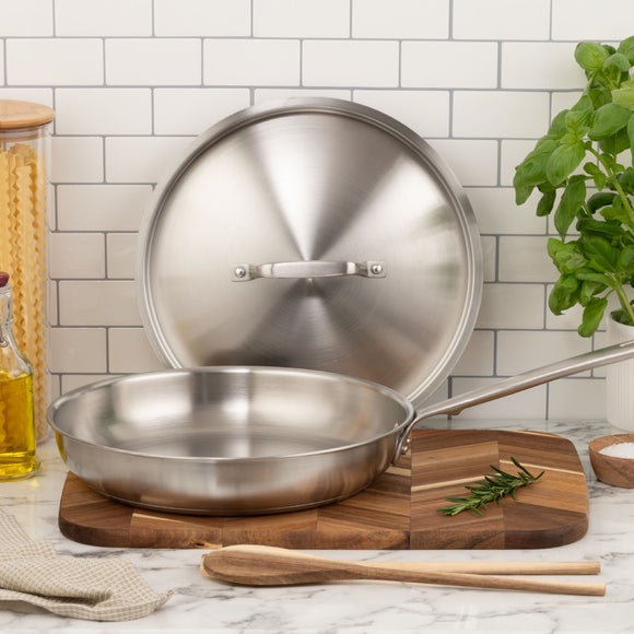 Gourmet 28cm Frying Pan with Lid