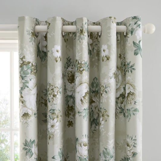 Darla Floral Eyelet Curtains