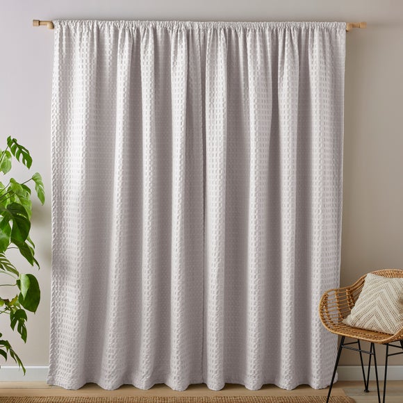 Emerson Waffle Slot Top Curtains