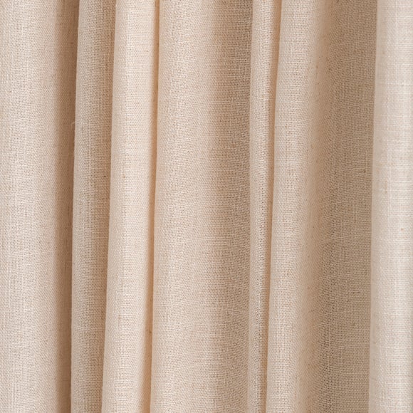Touch of Linen Unlined Tab Top Curtains
