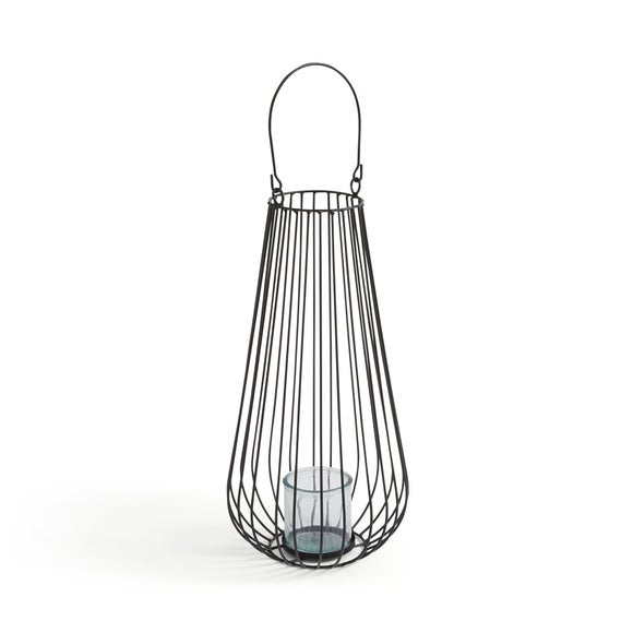Black Wire Lantern
