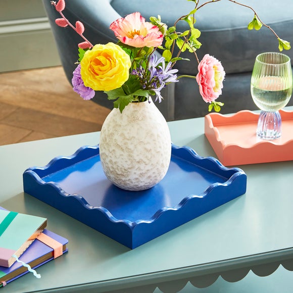 Sophie Robinson Set of 2 Wavy Edge Trays