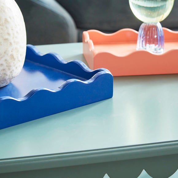 Sophie Robinson Set of 2 Wavy Edge Trays