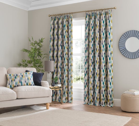 Kelso Pencil Pleat Velvet Curtains