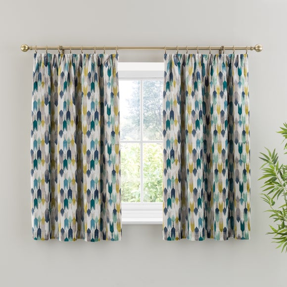Kelso Pencil Pleat Velvet Curtains