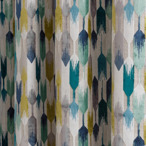 Kelso Pencil Pleat Velvet Curtains