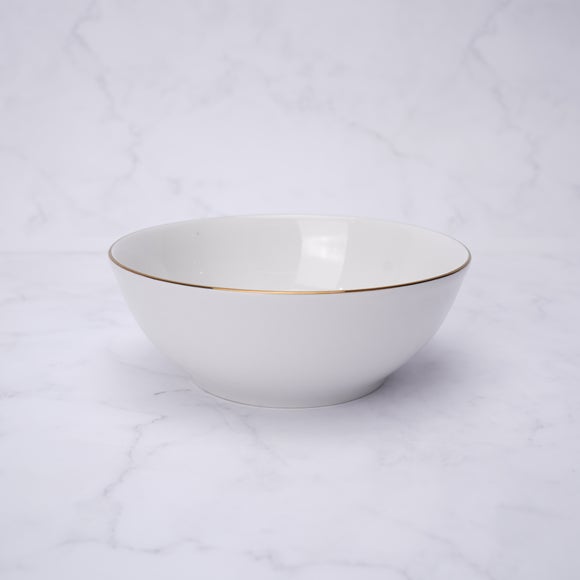 Gold Band 12 Piece Dinner Set