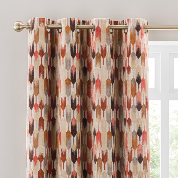Kelso Cut Velvet Eyelet Curtains