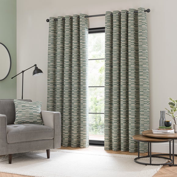 Roscoe Woven Eyelet Curtain