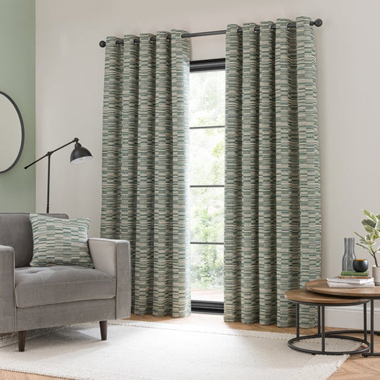 Roscoe Woven Eyelet Curtain