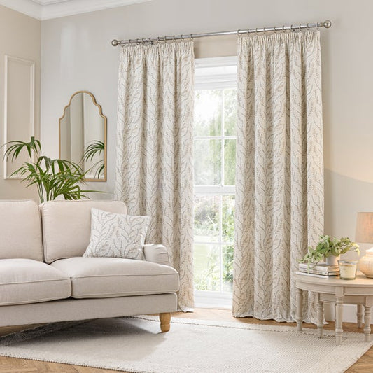 Shimla Floral Pencil Pleat Curtain