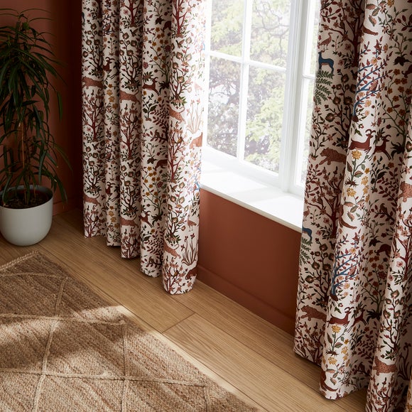Forest Animals Blackout Eyelet Curtains