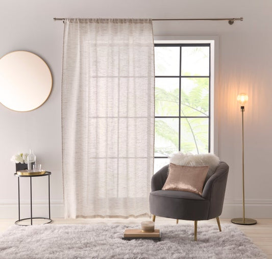 Luxe Open Mesh Slot Top Voile Panel