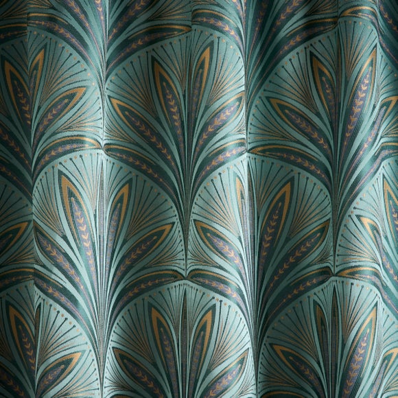 Nouveau Fan Pencil Pleat Curtains