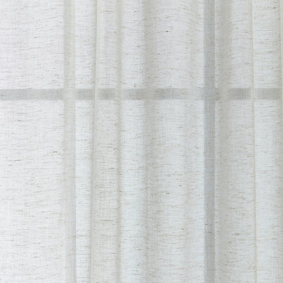 Marley Linen Slot Top Voile Panel