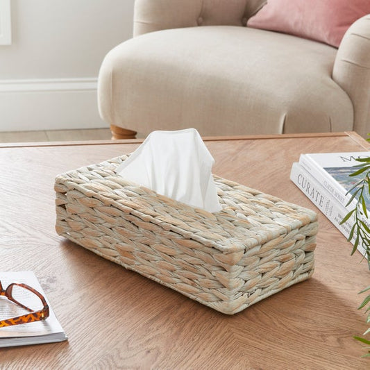 Oceanscape Woven Tissue Box Holder