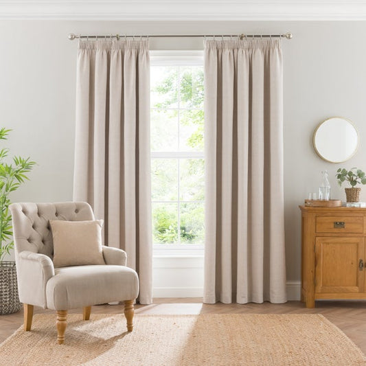 Elmore Blackout Pencil Pleat Curtains