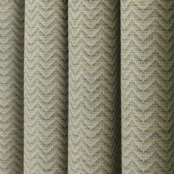 Frankie Herringbone Blackout Eyelet Curtains