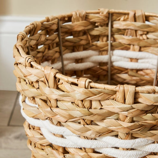 Rope Stripe Waste Bin