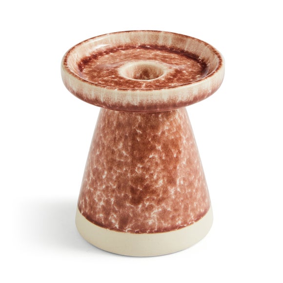 Churchgate Reactive Glaze Ceramic Candle Holder